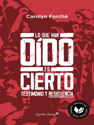 cover image of Lo que han oído es cierto